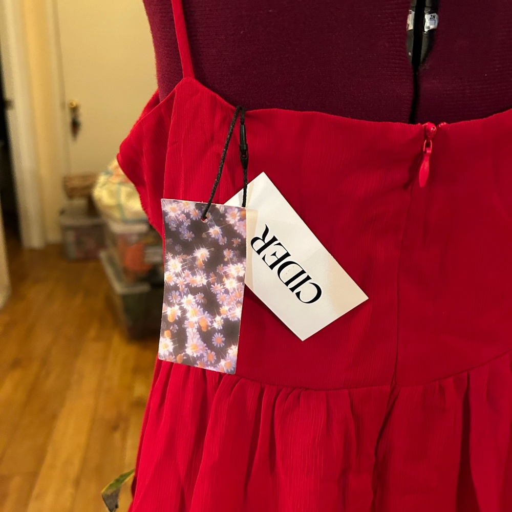 NWT Red Cider Dress With Tags - Picture 4 of 6